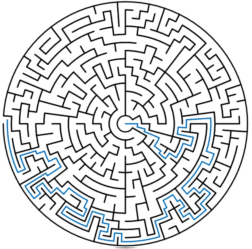 Maze 2 Solution: a puzzle a day