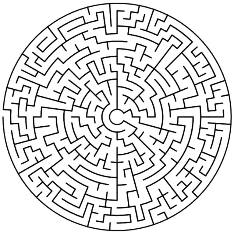 Daily Puzzles: Get out of this tricky circular maze!